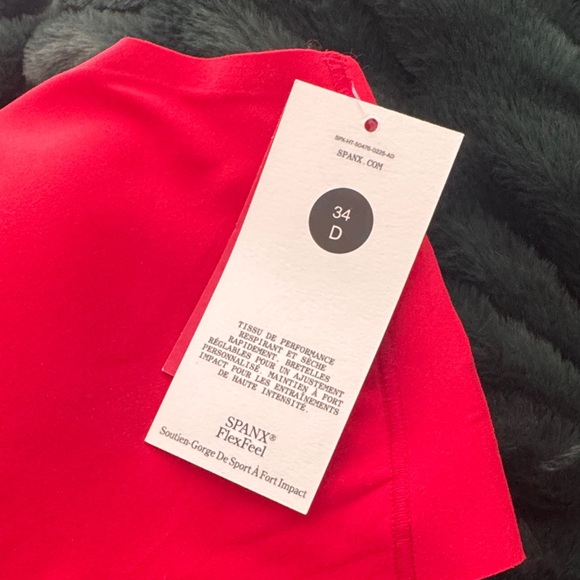 Spanx FlexFeel red high impact sports bra - Picture 4 of 9